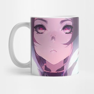 Distinctive Charm: Discover the Otaku Appeal of Cute Anime Girl's Unique Style and Pastel Colors Mug